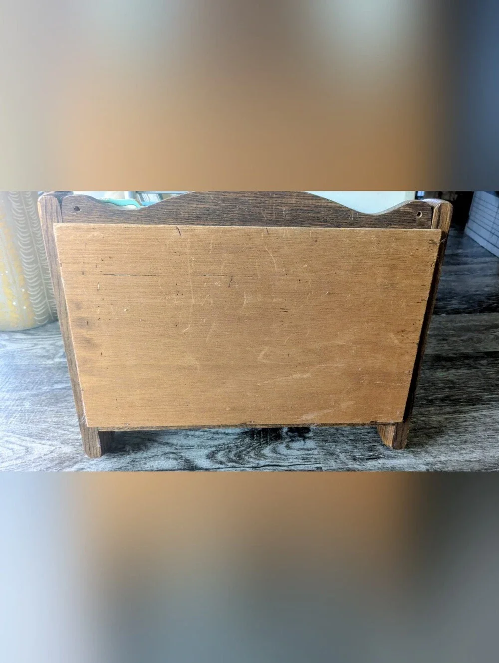 Rare Vintage Solid Wood Wall Rack Heavy-duty, beautifully crafted solid wood